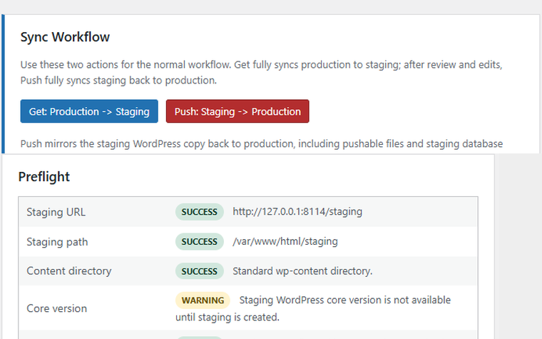 Paid PUSH add-on publishing workflow screen